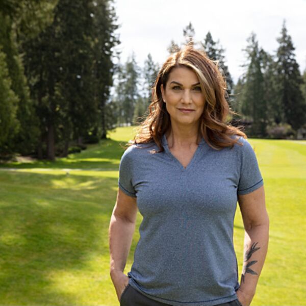 Cutter & Buck Forge Heathered Stretch Womens Blade Top Thumbnail