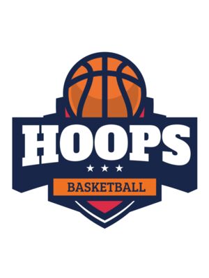 Hoops Basketball logo template 03