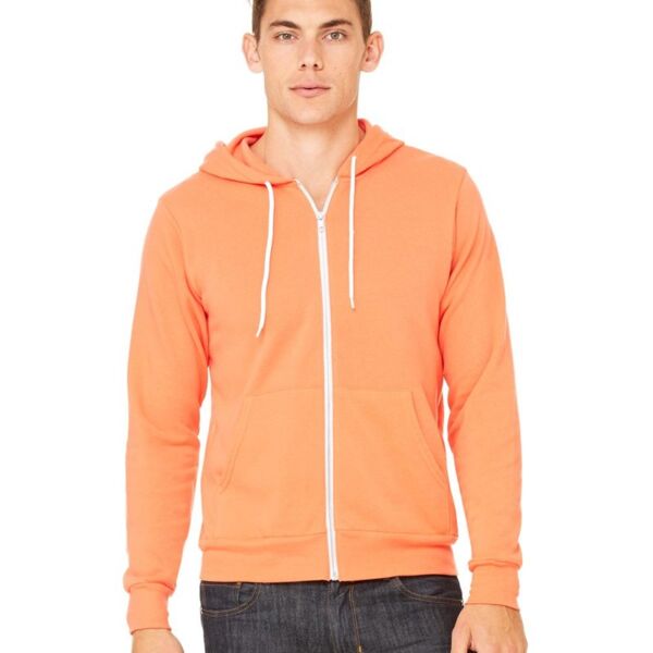 Bella Canvas 3739 Sponge Fleece Full-Zip Hoodie Thumbnail