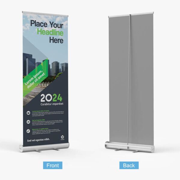 33x81 Standard Retractable Banner Stand with Premium Fabric Insert Thumbnail