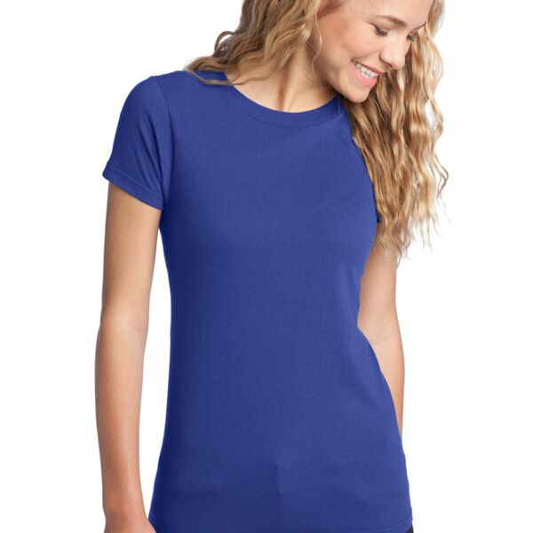 CS Customer Supplied Juniors Cut Ladies 100% Cotton Tee  Thumbnail