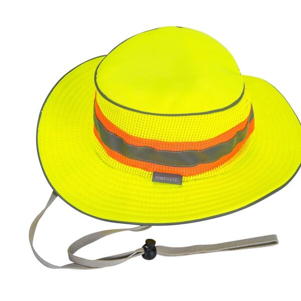 HA15 - PORTWEST FULL BRIM REFLECTIVE HI VIZ RANGER HAT As Low As $8.55 Embroidered Thumbnail