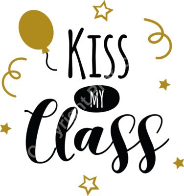 Kiss My Class - Graduation T-Shirt Design