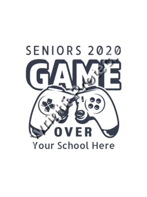 Seniors Game Over Graduation 2020 - Graduation T-Shirt Design