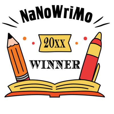 NaNoWriMo Winner Template - Editable