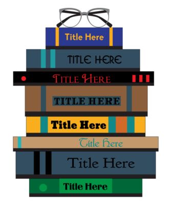 Stack of Books - Editable