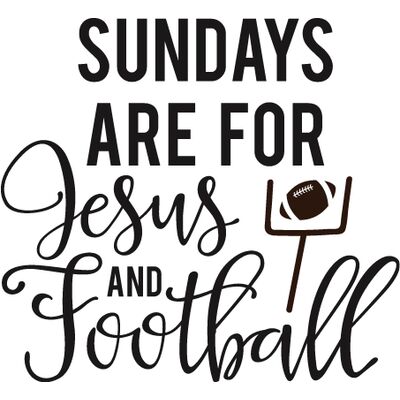 Sundays are for Jesus and Football Thumbnail