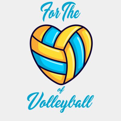 Love Of Volleyball - Editable Thumbnail