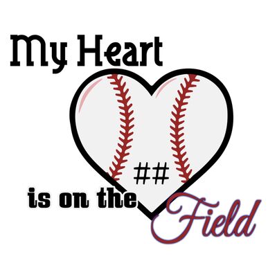 My heart is on the Field - Editable Thumbnail