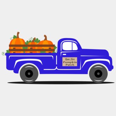Pumpkin Patch Truck - Editable Thumbnail