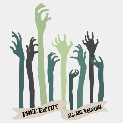 Zombie Welcome Shirt - Editable Thumbnail