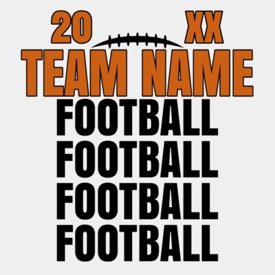 Football Repeat Text Thumbnail