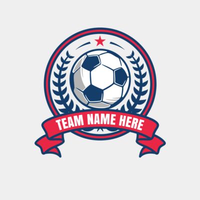 Soccer Ribbon Template Thumbnail