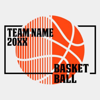 Basketball Stripped Box Design Thumbnail