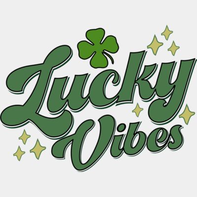 St Patrick's Day Lucky Vibes Design Thumbnail