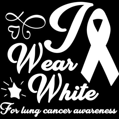 I wear white for lung cancer awareness Thumbnail