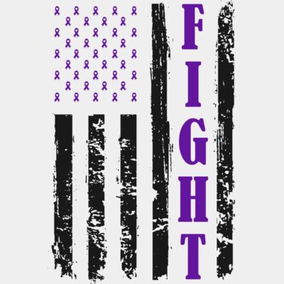 Fight Cancer Flag - Color Editable Thumbnail