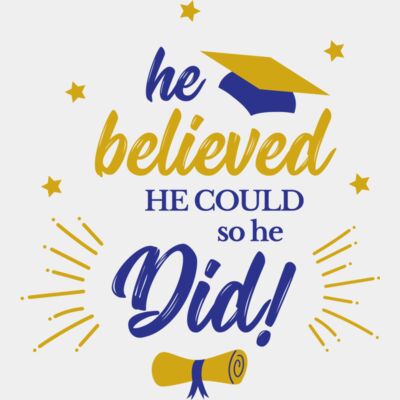 Grad He Believed Thumbnail