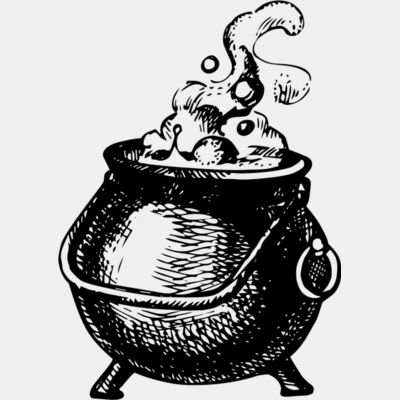 Vintage Cauldron Illustration Thumbnail