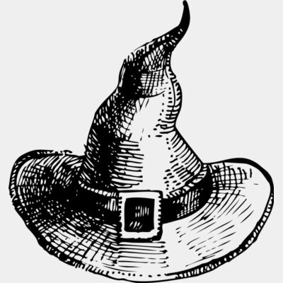Vintage Witch Hat Illustration Thumbnail