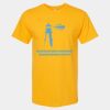 Men's Gold Soft Touch T-Shirt Thumbnail