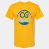 Men's Gold Soft Touch T-Shirt Thumbnail