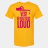 Men's Gold Soft Touch T-Shirt Thumbnail