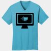 PC54V - Best Value 100% Cotton V-Neck Tee Thumbnail